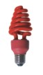 Энергосберегающая лампа в форме спирали Ecola Spiral Color 20W 220V E27 Red Красный 148x60 (Z7CR20ECB)