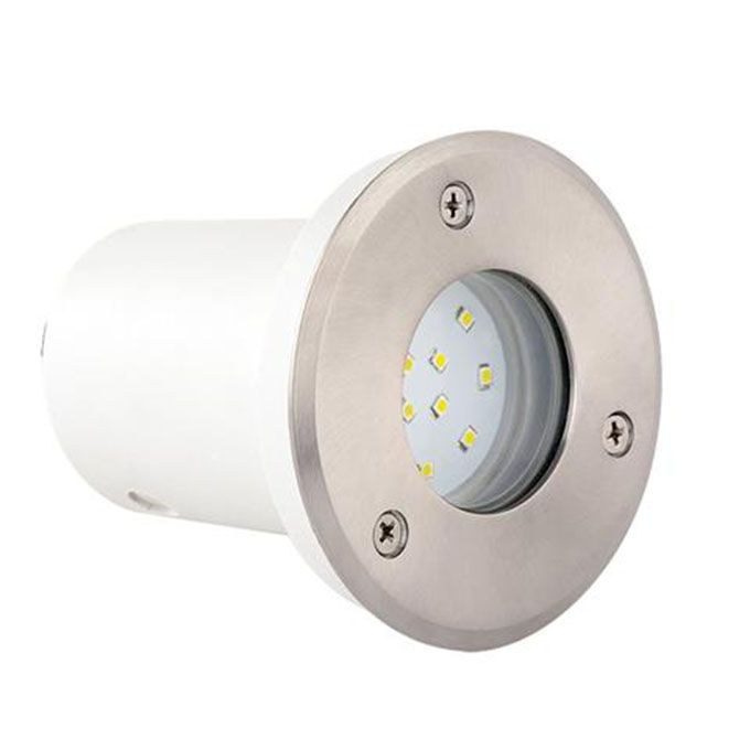 Грунтовый светодиодный светильник Horoz 1.2W 12LED HL940L голубой цвет 
свечения