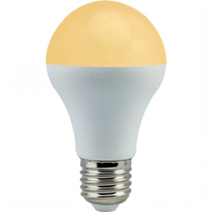 Светодиодная лампа Ecola в форме шара LED 9,3W A60 E27 золотистая