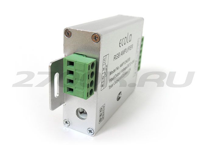 Ecola LED strip RGB Amplifier 12A 144W 12V (288W 24V) усилитель для RGB 
ленты