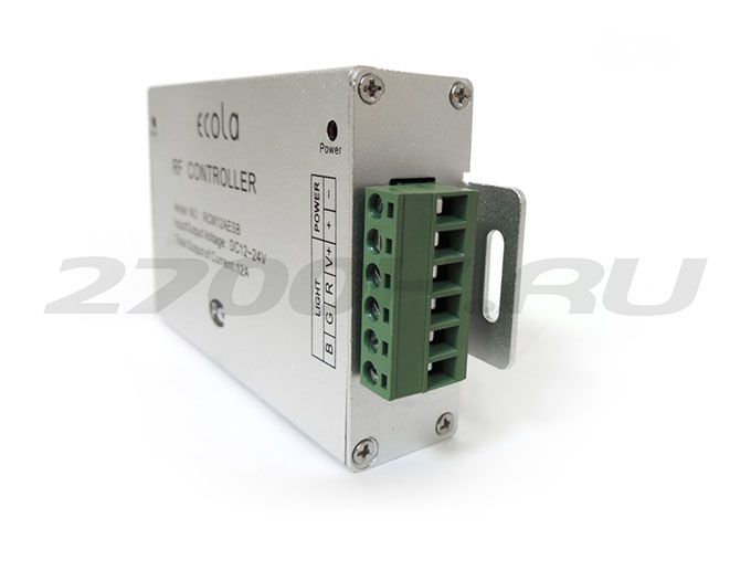Ecola LED strip RGB RF Аudio controller 12A 144W 12V (288W 24V) с 
радиопультом 
управления (цветомузыка)