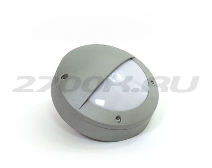 Ecola GX53 LED B4140S светильник накладной IP65 матовый Круг с ресничкой  
алюмин. 
1*GX53 Серый 145x145x65