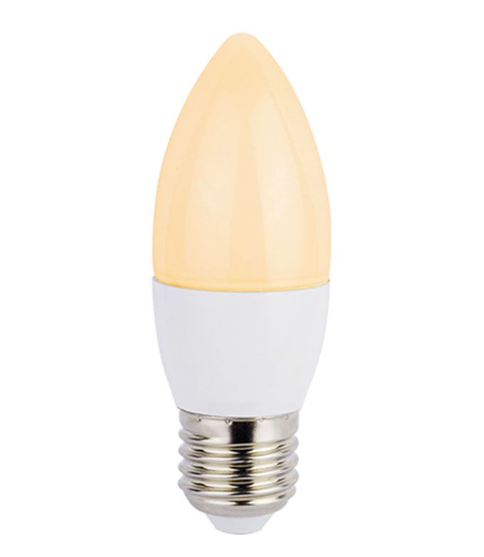 Светодиодная лампа Ecola в форме свечи LED Premium 7W E27 золотистая