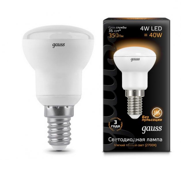 Светодиодная лампа Gauss Reflector R39 LED 4W E14 2700K