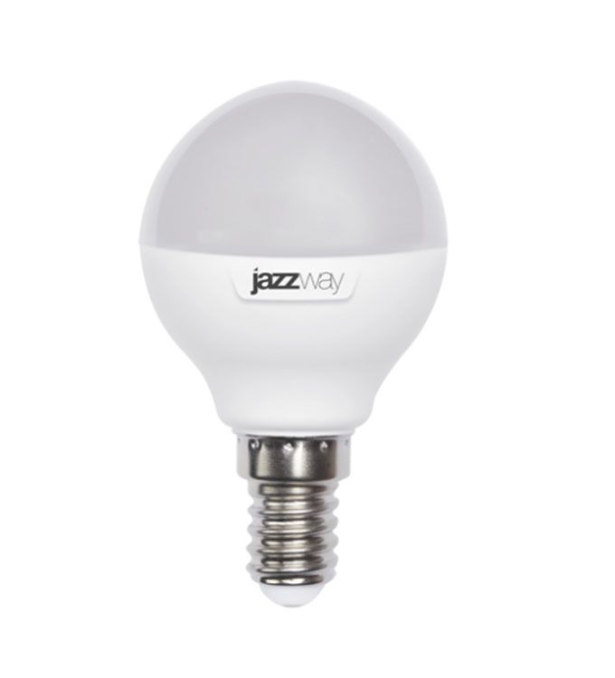 Светодиодная лампа Jazzway PLED SP G45 в форме шара LED 5,5W E14 
3000K