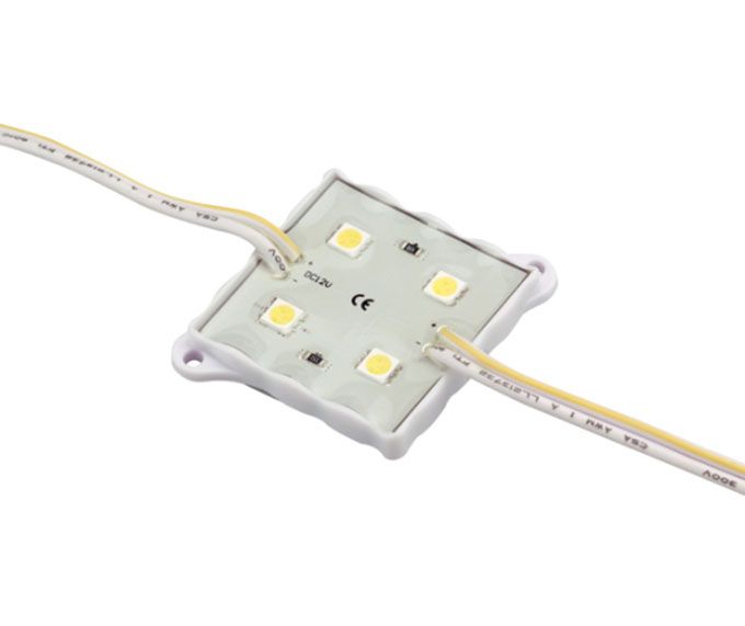 Светодиодный модуль Jazzway 5050 RGB 4LED 1,44W 12V IP65 (10 шт.)