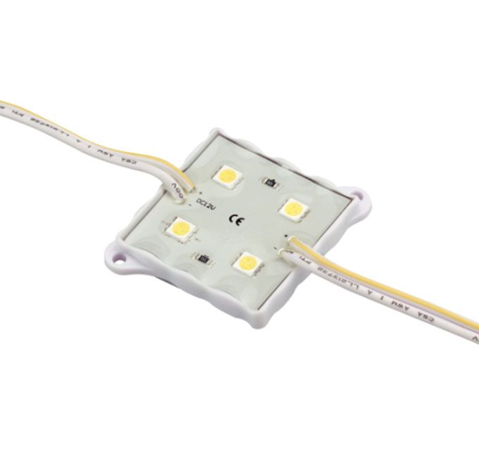 Светодиодный модуль Jazzway 5050 4LED 1,44W 12V IP65 Green Зеленый (10 шт.)