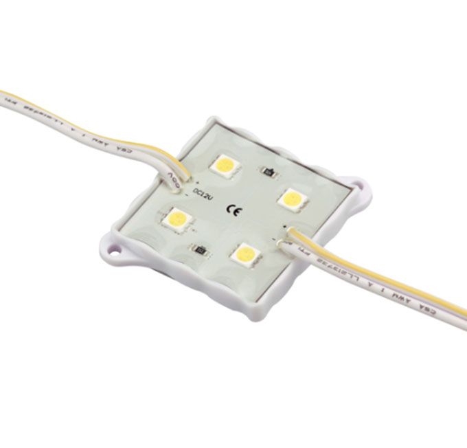 Светодиодный модуль Jazzway 5050 4LED 1,44W 12V IP65 6000-7000K (10 шт.)