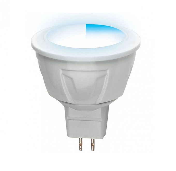 Диммируемая светодиодная лампа Uniel Palazzo DIM рефлектор JCDR MR16 LED 
5W GU5.3 4500K (матовое стекло)