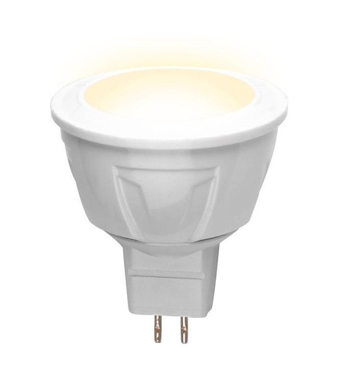 Диммируемая светодиодная лампа Uniel Palazzo DIM рефлектор JCDR MR16 LED 
5W GU5.3 3000K (матовое стекло)