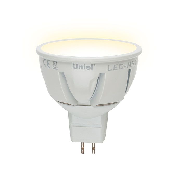 Диммируемая светодиодная лампа Uniel Palazzo DIM JCDR MR16 LED 7W GU5.3 
3000K (матовое стекло)