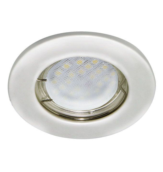 Встраиваемый точечный светильник Ecola Light MR16 DL90 GU5.3 плоский
перламутровое серебро
