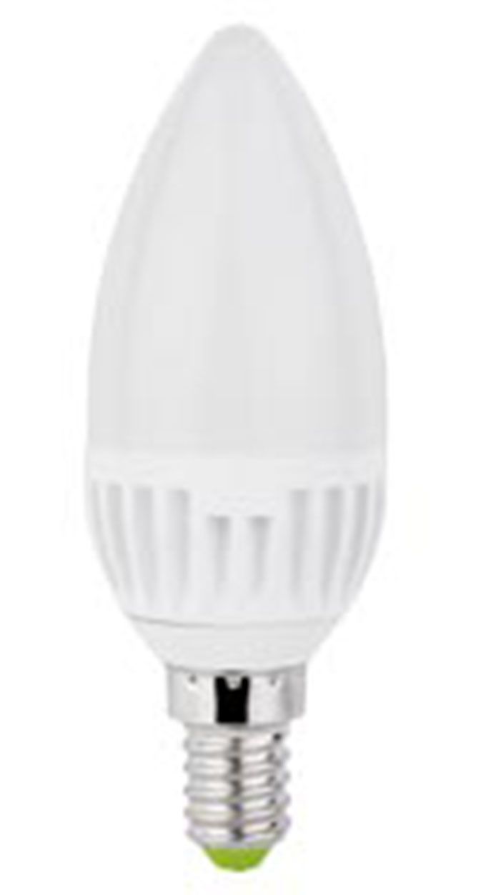 Светодиодная лампа Odeon свеча LED 6W E14 (алюминий) 3000K