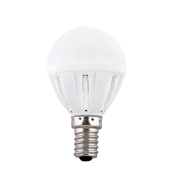 Светодиодная лампа Ecola Light в форме шара LED 5W G45 E14 2700K