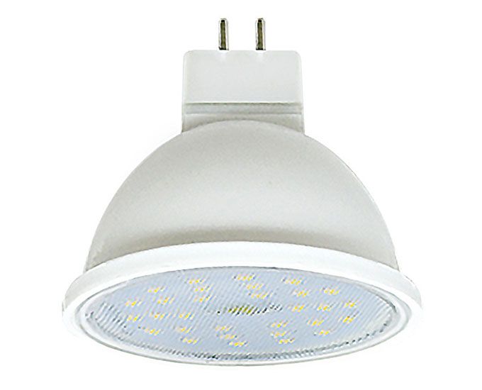 Светодиодная лампа Ecola рефлектор MR16 LED Premium 10W GU5.3 
прозрачное стекло 
(композит) 4200K