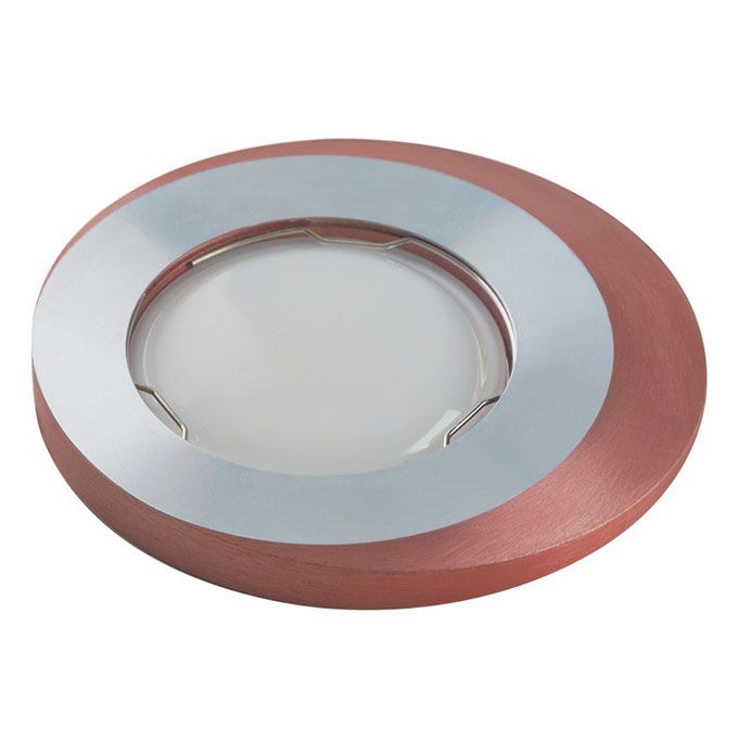 Встраиваемый светильник Fametto Vernissage MR16 DLS-V105 GU5.3 смещенный круг коричневый