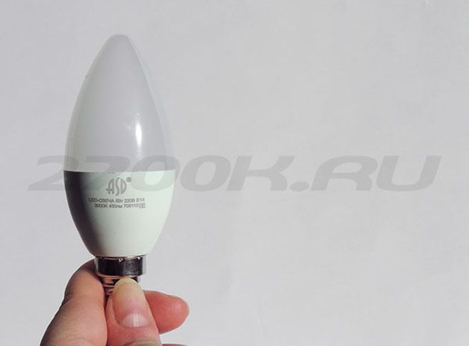 Купить ASD LED-СВЕЧА-STD 5W Е14 3000К