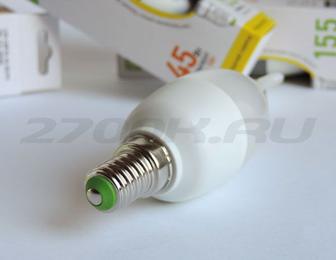 Светодиодная лампа ASD Standard свеча на ветру LED 5W E14 (матовая) 3000K