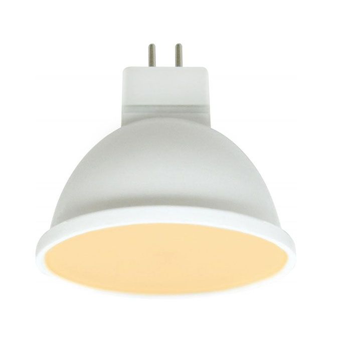 Светодиодная лампа Ecola рефлектор MR16 LED Premium 8W GU5.3 (матовая) золотистая