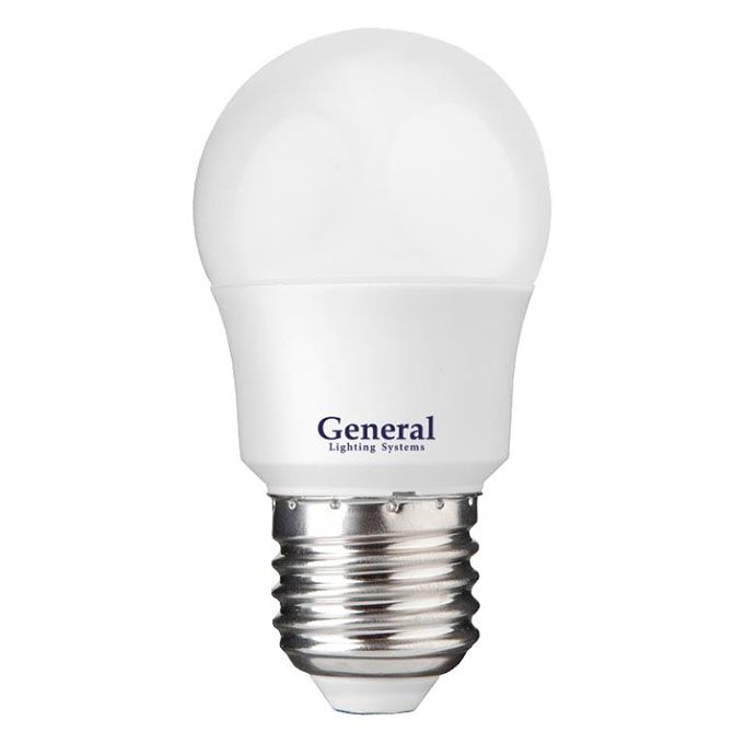 Светодиодная лампа General ECO в форме шара LED 7W G45 E27 2700K