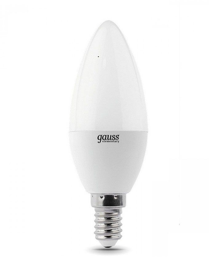 Светодиодная лампа Gauss Elementary свеча LED 8W E14 6500K