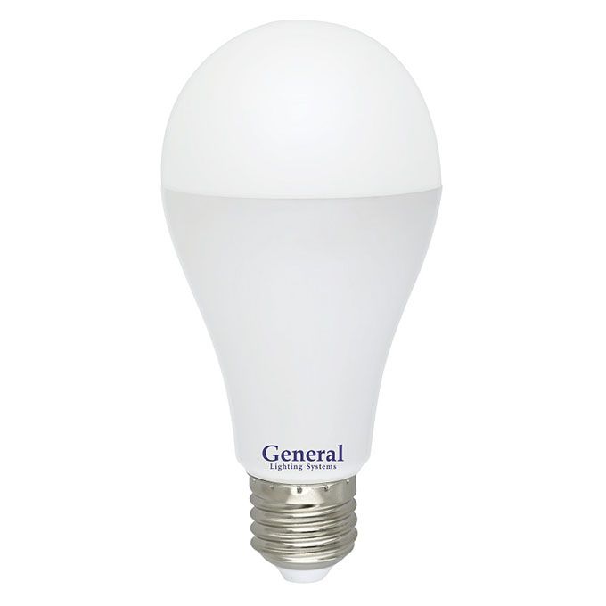 Светодиодная лампа General ECO шар LED 25W A67 E27 (матовая) 6500K