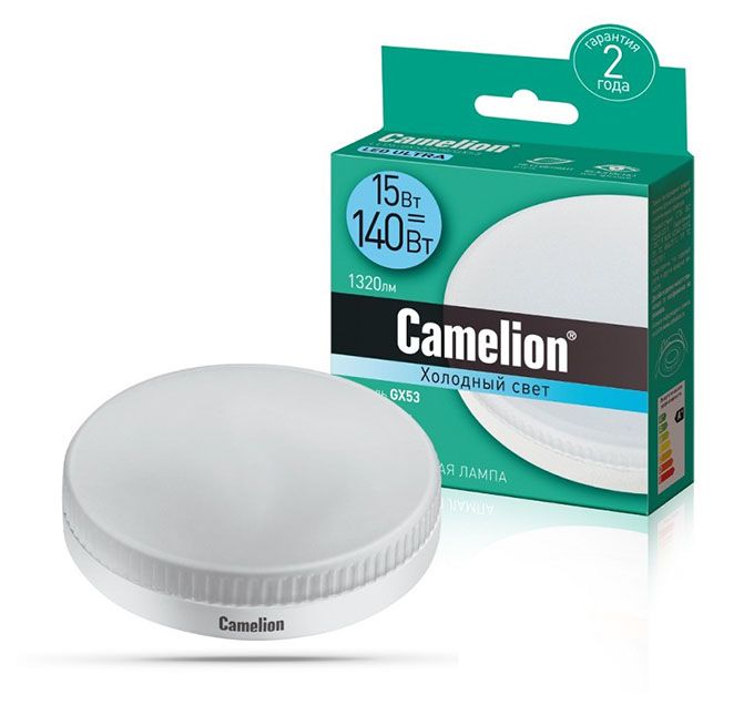 Светодиодная лампа Camelion GX53 LED 15W (матовая) 4500K