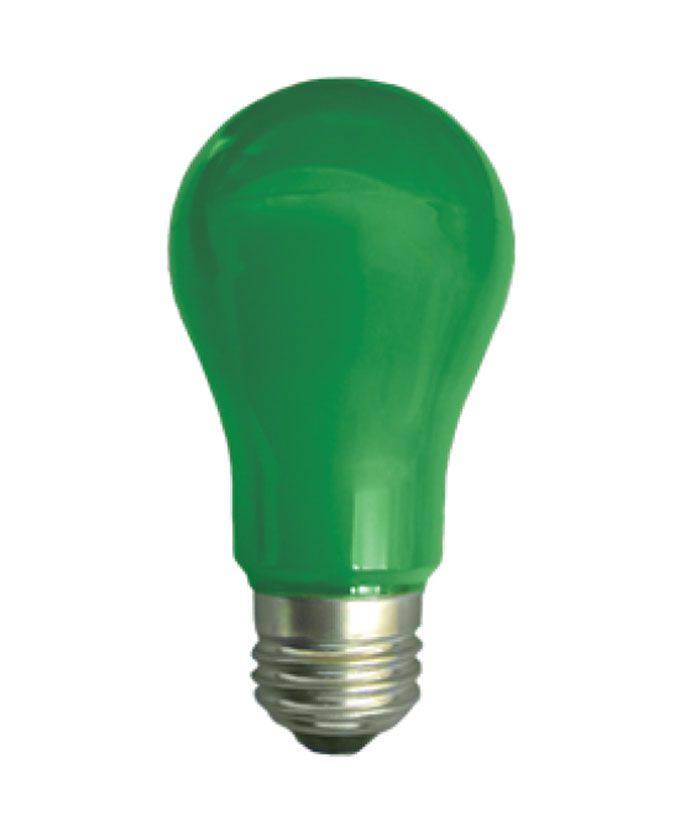 Светодиодная лампа Ecola шар LED 12W A60 E27 (матовая) зеленая
