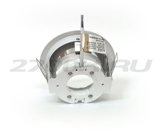 Ecola GX53 H2R Downlight with reflector_white (светильник)  58х125