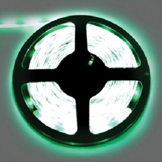 Светодиодная лента Ecola LED PRO 7,2W/m 12V IP65 10mm Green Зеленая (5 метров)