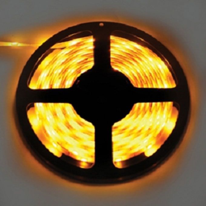 Светодиодная лента Ecola LED PRO 7,2W/m 12V IP65 10mm Yellow Желтая (5 метров)