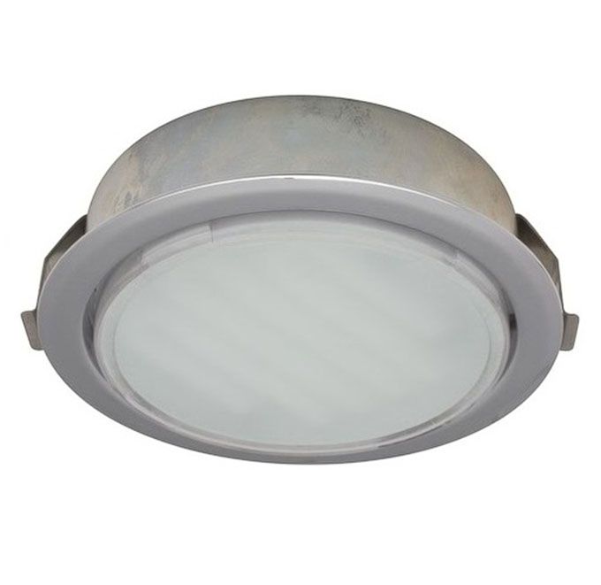 Встраиваемый светильник для мебели Ecola GX53 DL хром