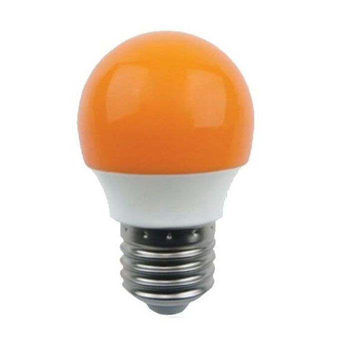 Светодиодная лампа Ecola в форме шара LED 2,6W G45 E27 желтый