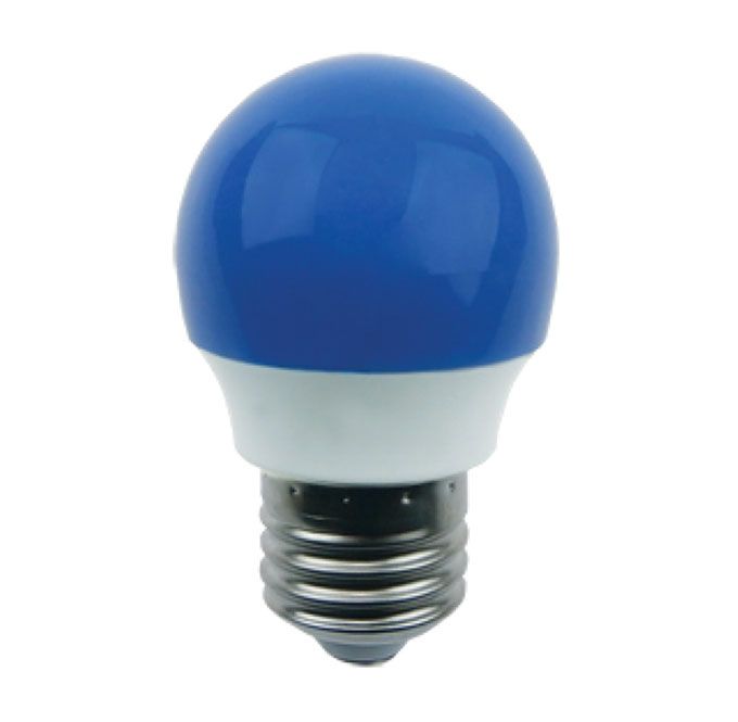 Светодиодная лампа Ecola в форме шара LED 2,6W G45 E27 синий