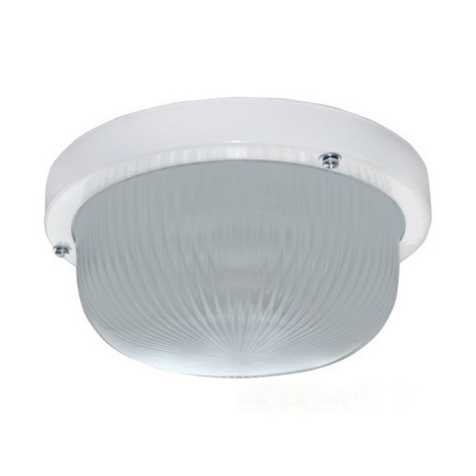 Энергосберегающий светильник Ecola Light GX53x1 IP65 накладной круглый 
белый 
матовое стекло
