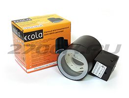 Светильник фасадный Ecola GX53 IP65 односторонний черный