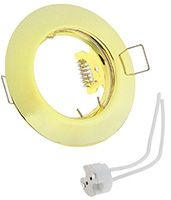 Встраиваемый точечный светильник Ecola Light MR16 DL92 выпуклый золото