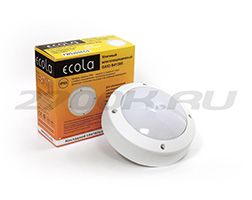Уличный светильник Ecola GX53 IP65 накладной круглый белый