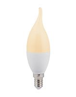 Светодиодная лампа Ecola свеча на ветру LED 7W E14 золотистая