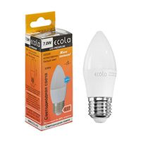 Светодиодная лампа Ecola свеча LED Premium 7W E27 4000K