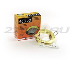 Встраиваемый точечный светильник Ecola MR16 DL100 GU5.3 золото