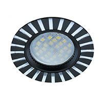 Встраиваемый светильник Ecola MR16 DL3183 GU5.3 полоски черный