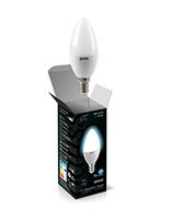 Светодиодная лампа Gauss свеча LED 4W E14 (полуматовая) 4100К
