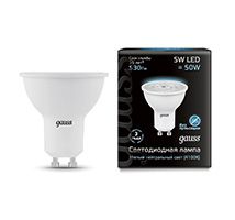 Светодиодная лампа Gauss рефлектор GU10 LED 7W (прозрачная) 4100K