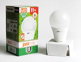 Светодиодная лампа Jazzway PLED-ECO шар 11W A60 E27 (матовая) 4000K