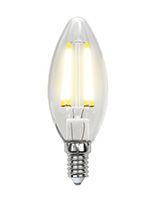 Филаментная cветодиодная лампа Uniel Sky свеча LED 6W E14 (прозрачная) 3000K