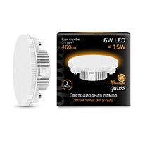 Светодиодная лампа Gauss GX53 LED 6W (матовая) 2700K