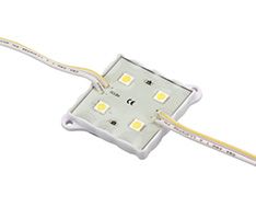 Светодиодный модуль Jazzway 5050 4LED 1,44W 12V IP65 Yellow Желтый(10 шт.)