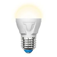 Диммируемая светодиодная лампа Uniel Palazzo DIM шар LED 6W G45 E27 3000K (матовое стекло)