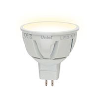 Диммируемая светодиодная лампа Uniel Palazzo DIM JCDR MR16 LED 7W GU5.3 3000K (матовое стекло)